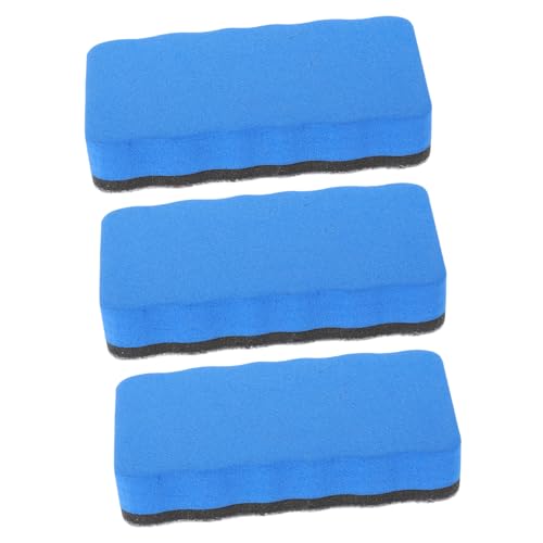 ROMISBABA Magnetic Dry Erase Erasers 3 Pack Small for Whiteboard Blackboard Glass