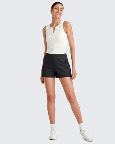 G4Free ShiftReady Athletic Shorts for Women High Waisted Trouser Shorts Trendy Casual Summer Short with Pockets 5