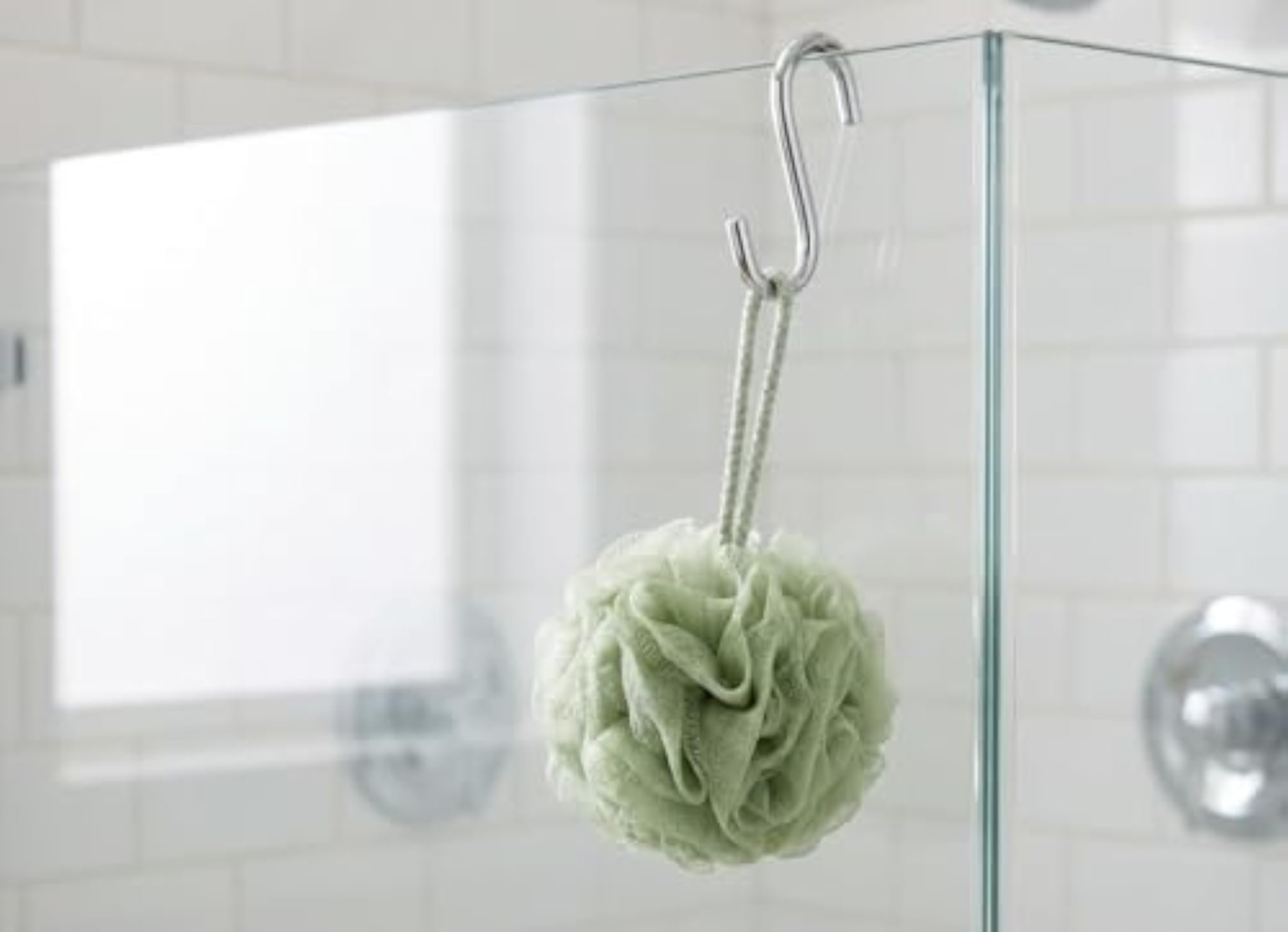 Naxura Bath Sponge Round Loofah, Soft Mesh Scrubber