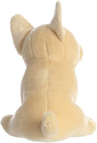 Pelúcia Cachorro Bulldog Bulldogue Francês Filhote da Série Miyoni Aurora 18cms Altura