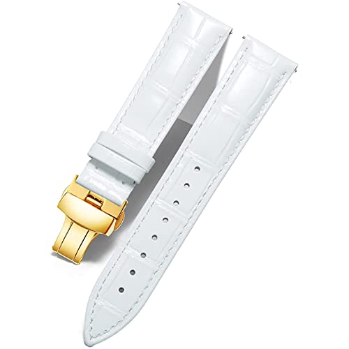 Bracelet en cuir authentique interchangeable pour montre vintage