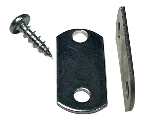 Canvas Clips for Picture Framing screws included 15 per pack ( Choose your offset size ) by E.H.C. (0/0 Flush)