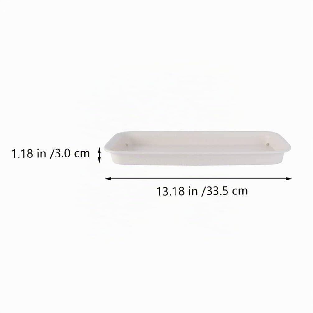 Happyyami 6pezzi Vassoi per Fioriere Stabili Vaschette Sottovasi per Piante Plastica Leggera Resistenti e Pratici Prevenzione Perdite e Facilità di Manovra per Vasi da Giardino e Interni
