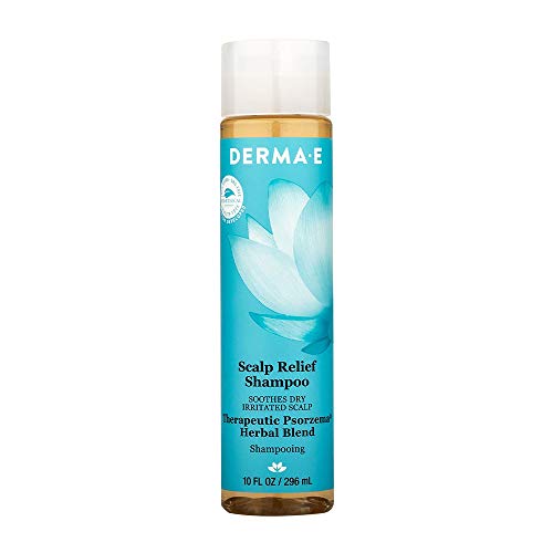 DERMA E Scalp Relief Shampoo with Psorzema Herbal Blend, 8 oz