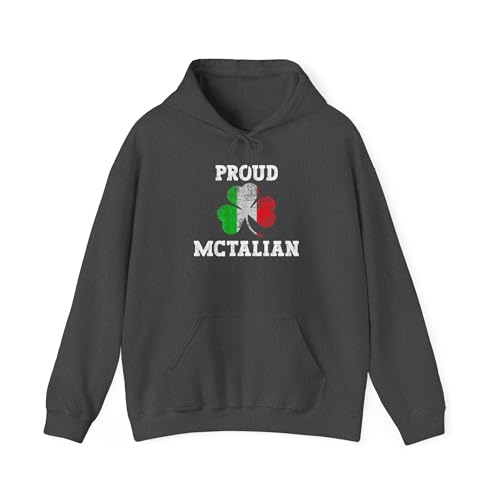 italian irish hoodies, gifts for italians, ireland flag, italy flags, St. Patrick's Day hoodie, nationality hooded sweatshirt