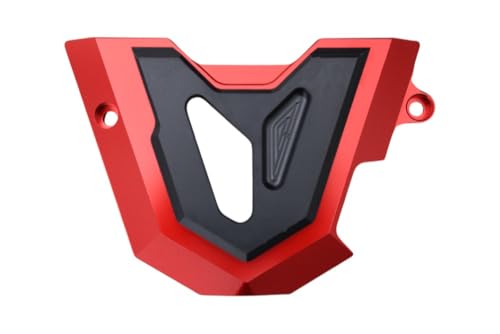 Cache carter pignon alu CNC rouge anodisé pour moto KAWASAKI NINJA 300R Z300 finition premium