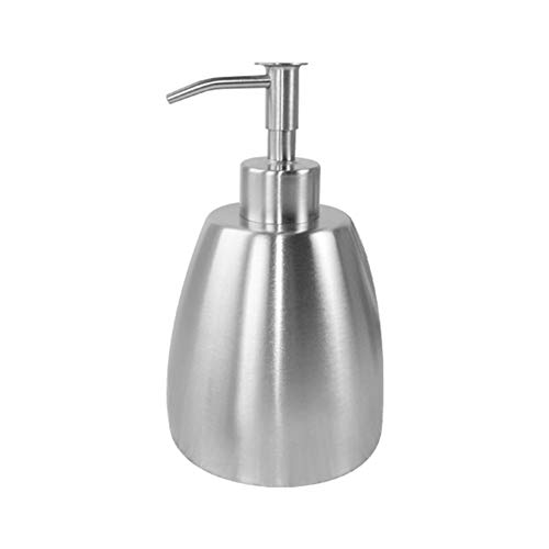 Preisvergleich Produktbild ROKF Handseifenspender, 485 ml, Edelstahl, nachfüllbar, Flüssiglotion, Desinfektionsmittel, manuelle Presse, Pumpe, Behälter für Küche, Badezimmer, Wie abgebildet, 485ml
