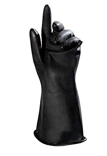 Guantes MAPALAR PROFESIONAL Butoflex651 contra deslizamientos, pack de 2 en talla 8 negro