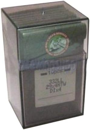 100 Large Eye 15X1ST Flat Shank Home Embroidery Needles (Size 14 (Metric 90))