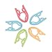 1/5/6 pieces 5 holes foldable clothes airer, travel clothes hanger, multifunctional clothes hanger, space-saving wall holder, clothes rack, robust clothes hanger made of plastic for travel indoors and