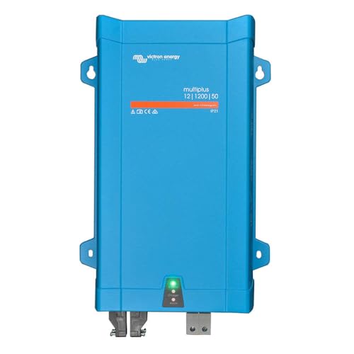 Victron Energy MultiPlus - Power Inverter - Pure Sine Wave Inverter Charger - with PowerAssist Technology - UL-Certified - 12V /1200VA /50-16-120V VE.Bus