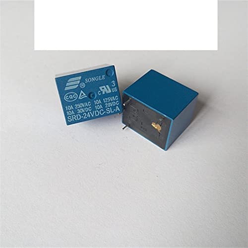 Relais de puissance SRD 24V interrupteur électromagnétique pour circuit PCB 4 broches