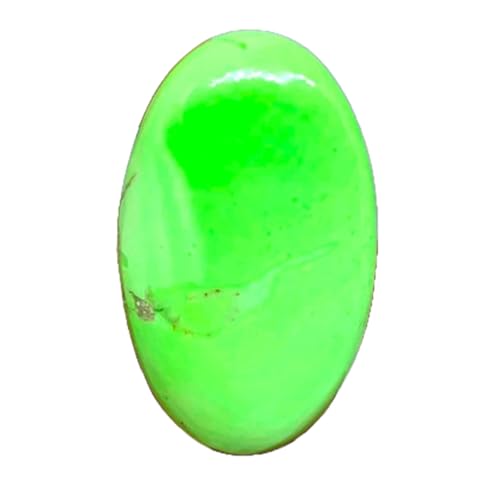Cabochon chrysoprase citron naturelle 46mm pierre pour fabrication bijoux DIY