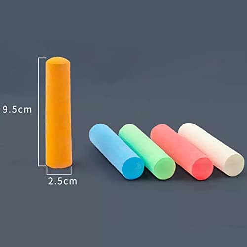 Jumbo Coloured Chalks For Blackboards Chunky Pavement Playground Outdoor Play Board Floor Chalk Sticks Home School Set Garden Drawing Games Kids Children Arts Crafts Box Assorted Colors (15pc)