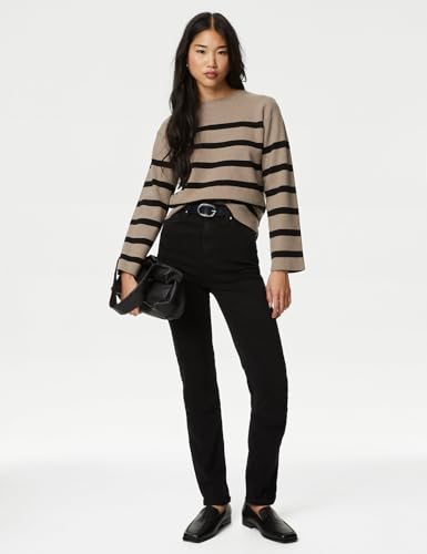 Image of Marks & Spencer Women's Straight High Rise Jeans