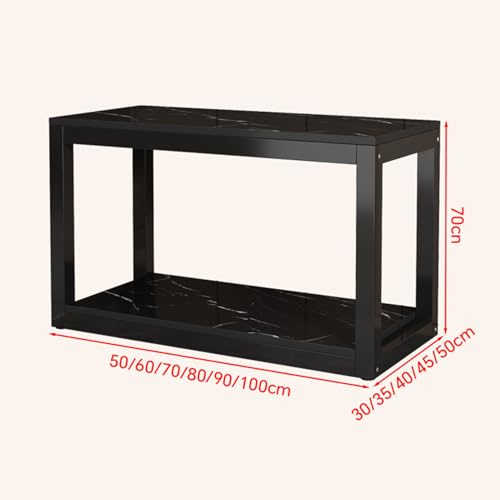 Support aquarium double couche meuble métal de salon pour plantes - 3