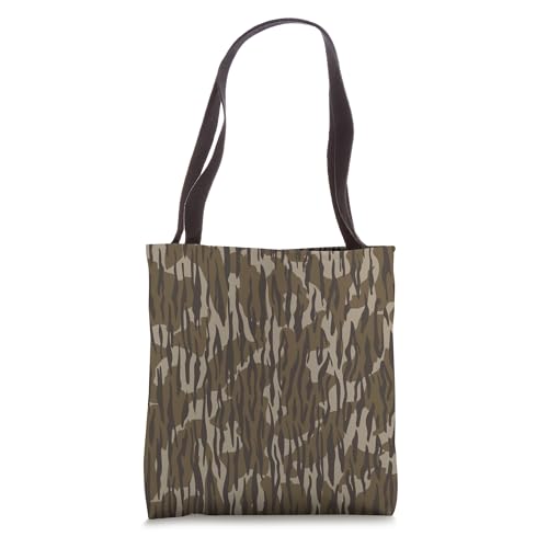 Bolso tipo tote retro con estampado de corteza de roble y camuflaje Bottom Land