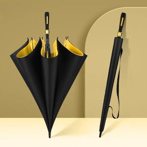 Image of Golf 54 Inch Umbrella for Men Big Size with Fiberglass Shaft, One-Click Auto Open Big Umbrella for Rainy Days & UV Protection - Ideal for 2-3 People