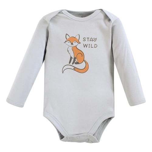 Touched by Nature Unisex Baby Organic Cotton Long-Sleeve Bodysuits3