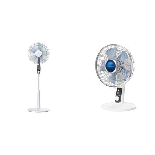 Rowenta Ventilador de pie VU5640 Turbo Silence Extreme y ventilador de mesa VU2731 Turbo Silence Extreme+