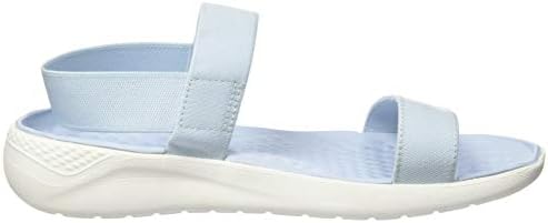 Crocs Women's Sandale Femmes Flip Flops, White Bleu Minéral Blanc 4ka, 10-11 | Image 5