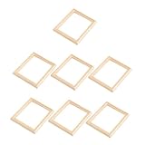 Gadpiparty 7 Stück Teiliges Kleine Handgefertigte Holz Bilderrahmen mit Filigraner Hohlschnitzerei...