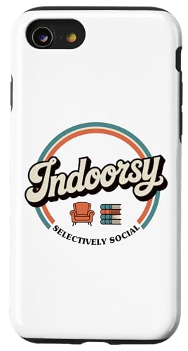 Indoorsy Selectively Social �r���e�[�W ���Љ�I �����I �X�}�z�P�[�X iPhone SE (2020) / 7 / 8 �p