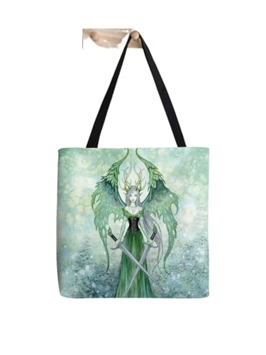Sac fourre-tout Vengeance cabas noir en toile pour femme et homme