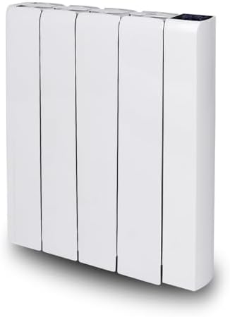 Radiateur à inertie céramique 1000W - Thermostat digital, timer 7...