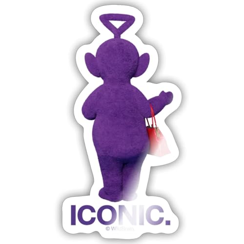 Teletubbies Tinky Winky Red Purse Iconic Design Sticker