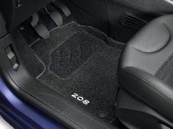 Peugeot TAPPETI in Moquette 208 Originali TAPPETINI Anteriori E Posteriori