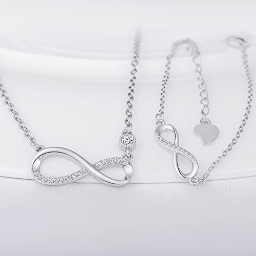 Pendientes pulsera collar de plata 925 antialérgicos que no se oscurecen 3