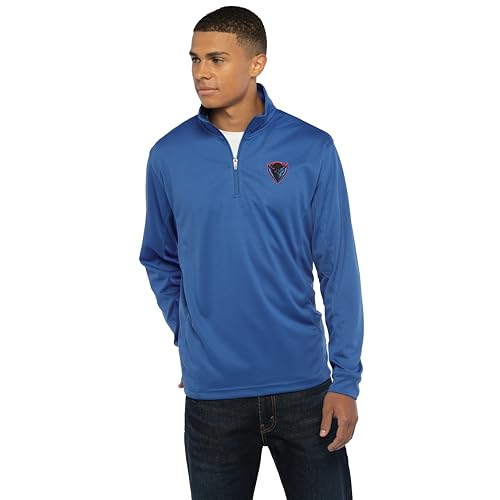 Suéter pulóver 1/4 zip para hombre talla 3XL de micro malla color equipo