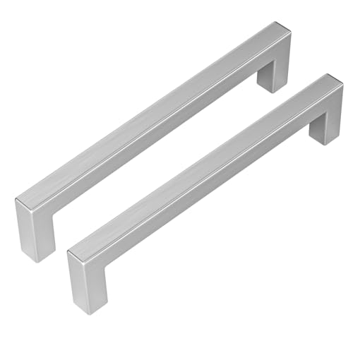 Goldenwarm Lot de 1 Poignées Meuble Cuisine Inox Entraxe 160mm poignee de meuble cuisine de porte poignet