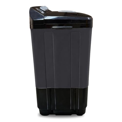 Image of VW 10.5 kg 5 Star Semi Automatic Top Load Washing Machine, Wings Pulsator Technology, HydroMax0010P, Black