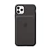 Apple iPhone 11 Pro Max Smart Battery Silicone Case with Wireless Charging - Black