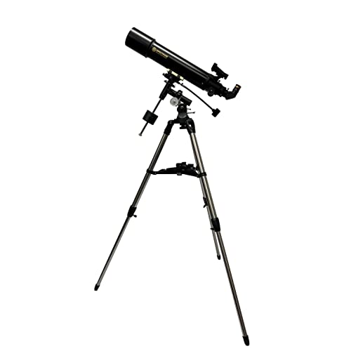 Image of SpectrumOI Telescope for Adults and Kids, 102mm (4 inch) Refractor Telescope, Beginner Telescope for Adults and Kids 8-12, EQ Mount Telescope, Telescopio Profesional with Phone Adapter Wireless Remote