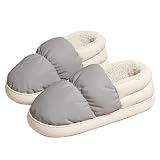 BEQUAH Katoenen Slippers Winter Toast Vrouwen Mannen Slippers Warme Pluche Antislip Katoen Dual Indoor Outdoor Home Wrap Dikke Platform Dames Koppels Schoenen