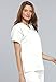 Cherokee womens V Neck medical scrubs shirts, White, X-Large US