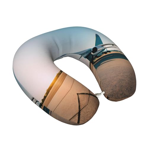 Almohada de Viaje de Espuma Memory Suave Negra miniatura 2