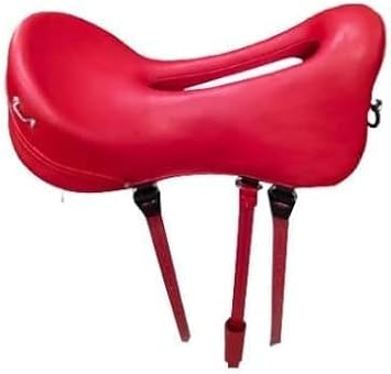 HUMAYL Saddlery Fibre Tree Comfy Endurance Genuine Leather Horse Saddle Comfortable Light Weight Horse Riding Easy to Clean Carbon Saddle Stirrup & Straps Size15-17 inches MOD11