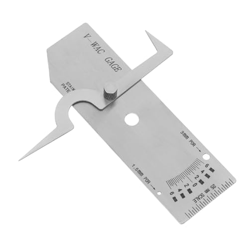 Unomor Fillet Weld Gauge Set Thickness Gauge for Welding Inspection and Testing