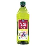 グレープシードオイル 【大容量1リットル】 無添加 低温圧搾 遮光ペットボトル Grape Seed Oil 1,000ml （1L X 1本）