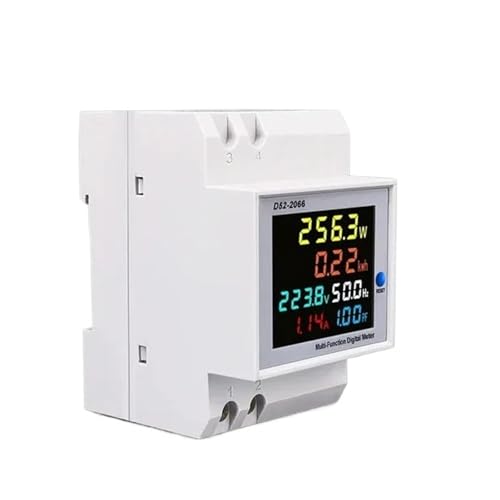 Compteur énergie électrique moniteur AC voltmètre ampèremètre rail Din 380V 220V 100A