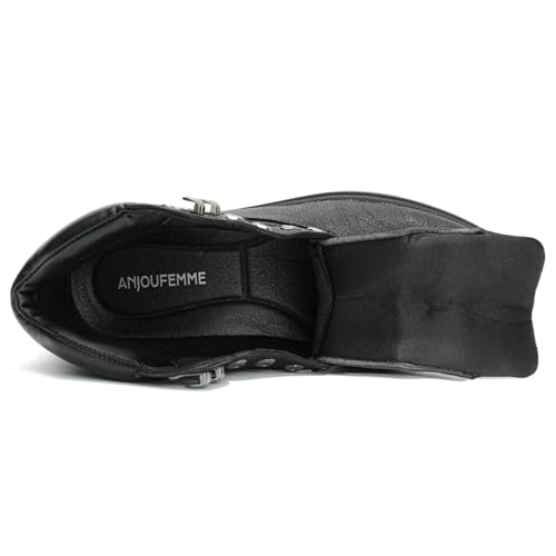 ANJOUFEMME Men's Winter Hiking Boots Waterproof, Anti-Slip Outdoor Climbing Warm Work Trekking Shoes for Men3