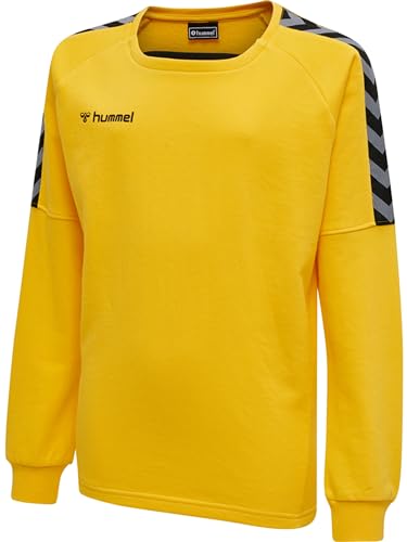 Sweat hummel hmlAUTHENTIC enfant jaune sport taille 164 - 4