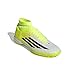adidas Unisex F50 League Mid Turf Sneaker, Team Solar Yellow/Black/Lucid Red, 9 US Men