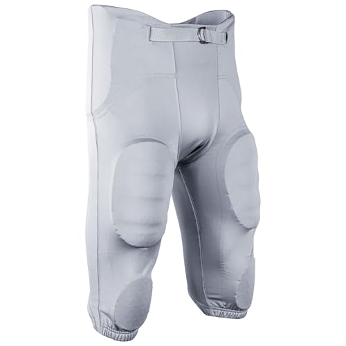 Pantalon de football Champro Terminator 3 argent pour les entraînements des adolescents le week-end