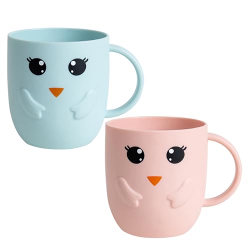 PRETYZOOM 4 Piezas Taza De Lavado para Taza De Enjuague Contenedor De Pasta De Bebiendo Vasos Cepillo De Tazas Taza De Pasta De Fibra De