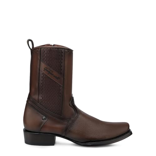Cuadra Men's Leather Western Boots Honey Brown 1J3FRS
